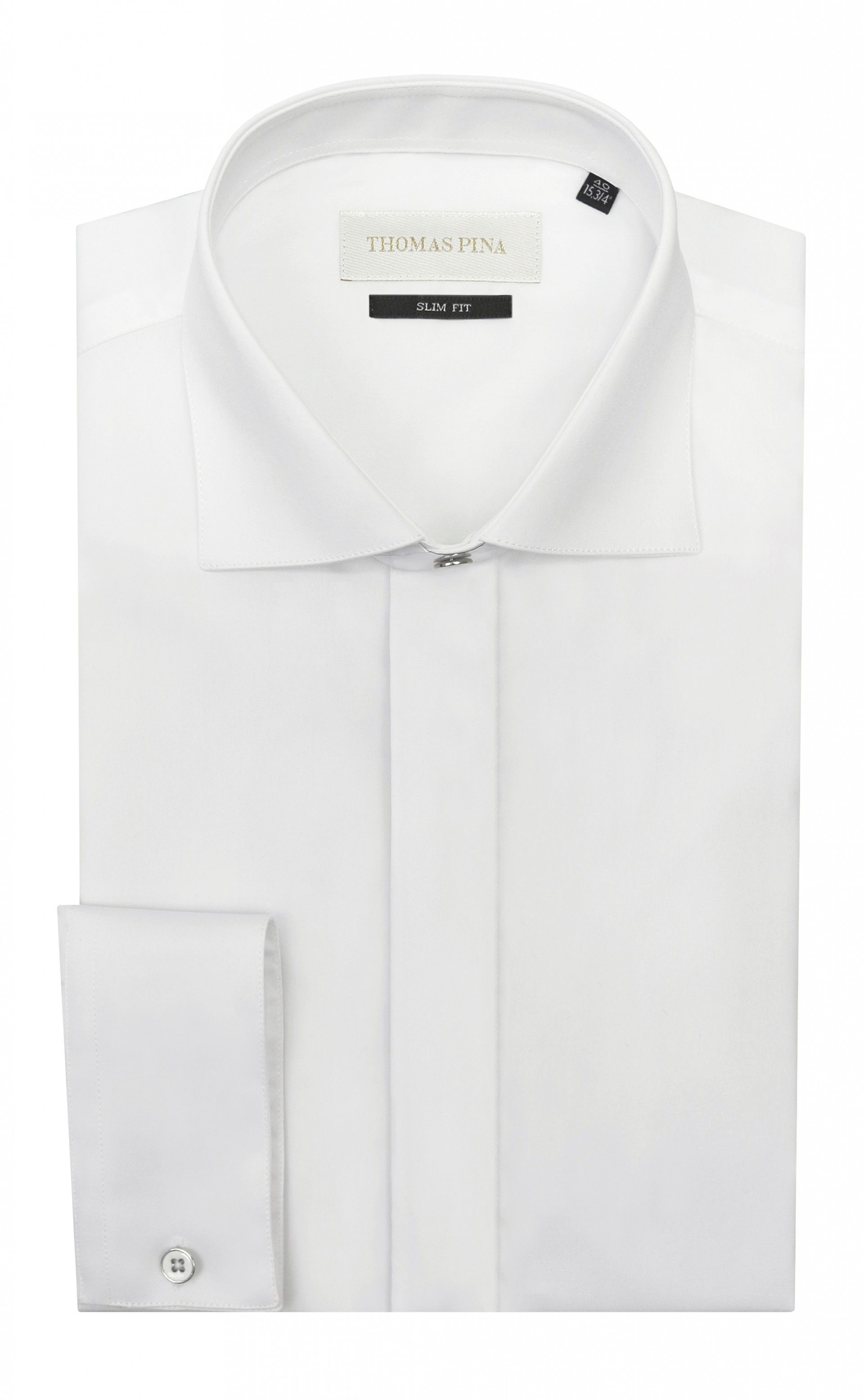 White groom shirt microdesign VARANTA