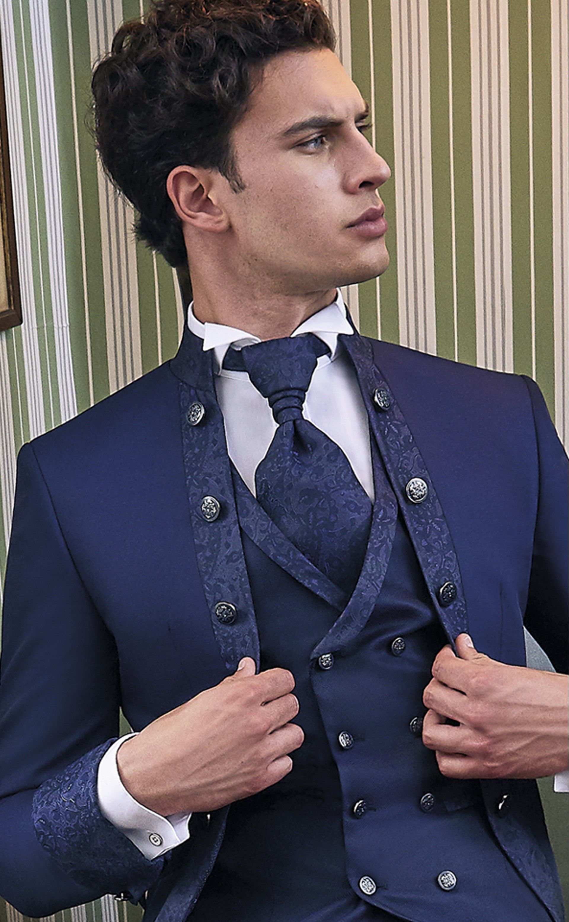 Blue groom suit CEREMONY 22.17.310