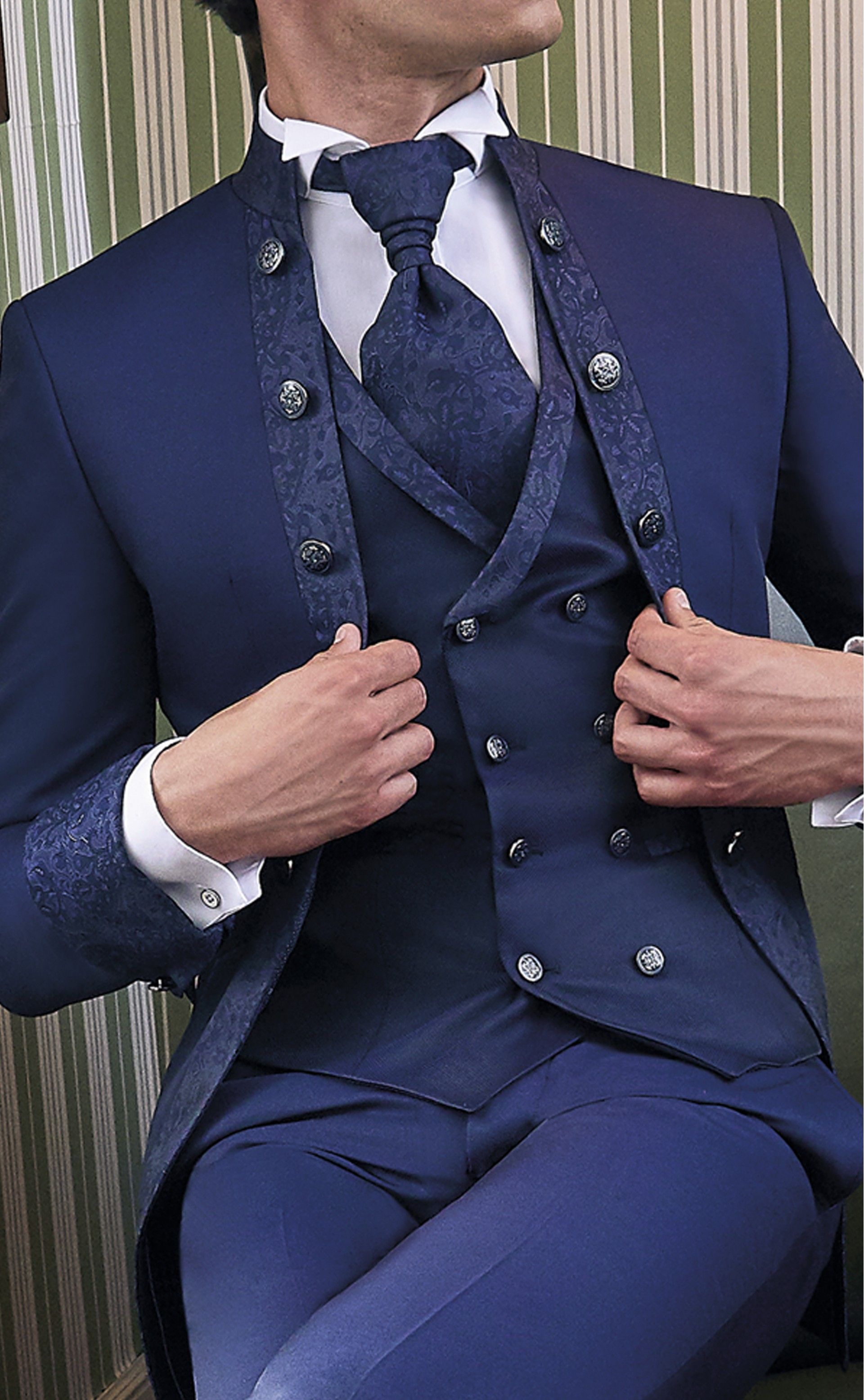 Blue groom suit CEREMONY 22.17.310