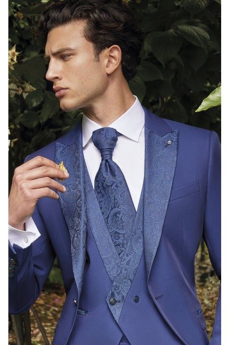 Blue groom suit CEREMONY 22.30.342