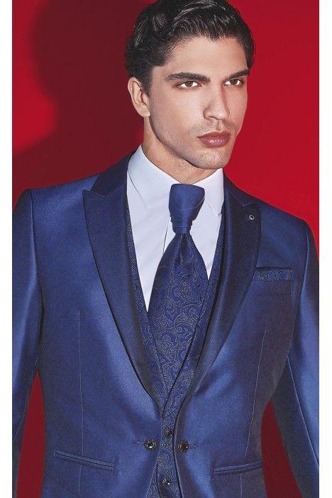 Italian Wool Groom Suit Ballesio Fratelli 25.45.340