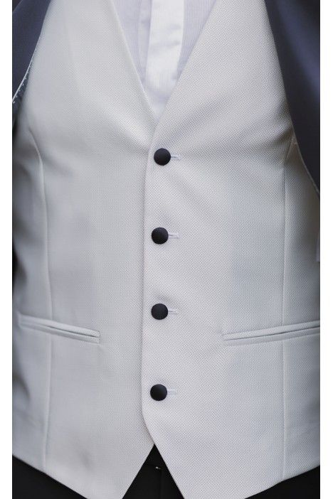 Abito da sposo in lana blu scuro ? Tessuto Zignone 26.22.305 Abito da sposo in lana blu scuro ? Tessuto Zignone 26.22.305