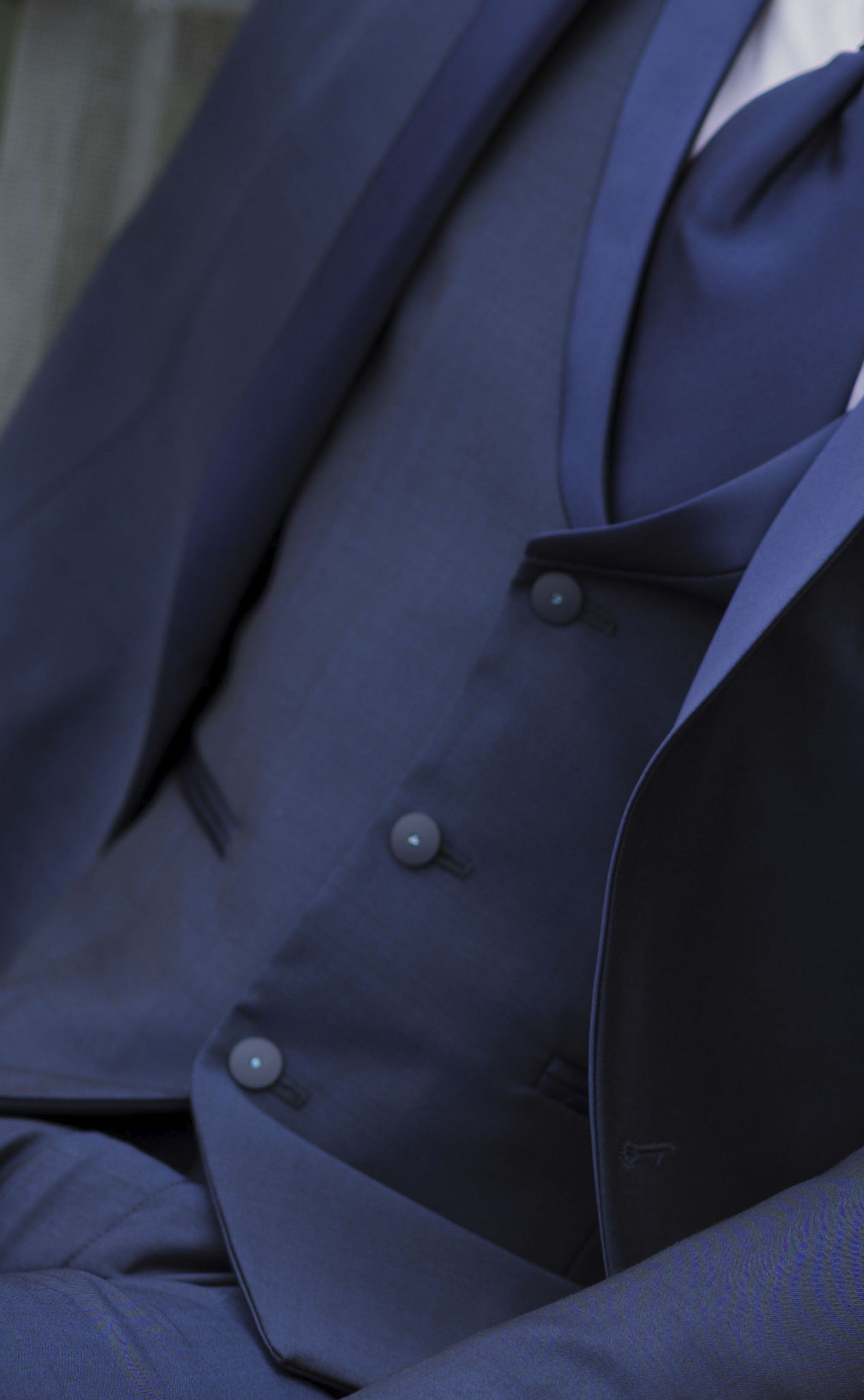 Abito da sposo in lana Super 130's blu ? Tessuto Zignone 26.25.323