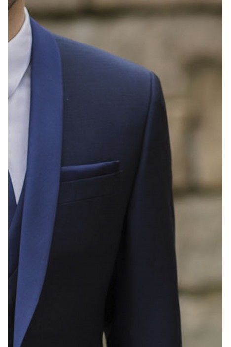 Abito da sposo in lana Super 130's blu ? Tessuto Zignone 26.25.323 Abito da sposo in lana Super 130's blu ? Tessuto Zignone 26.25.323