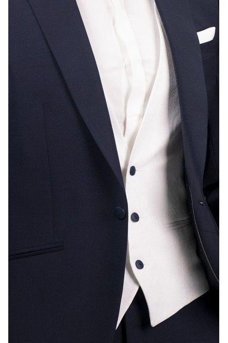 Groom Suit in Wool and Mohair Dark Blue ? Zignone Fabric 26.54.301 Groom Suit in Wool and Mohair Dark Blue ? Zignone Fabric 26.54.301