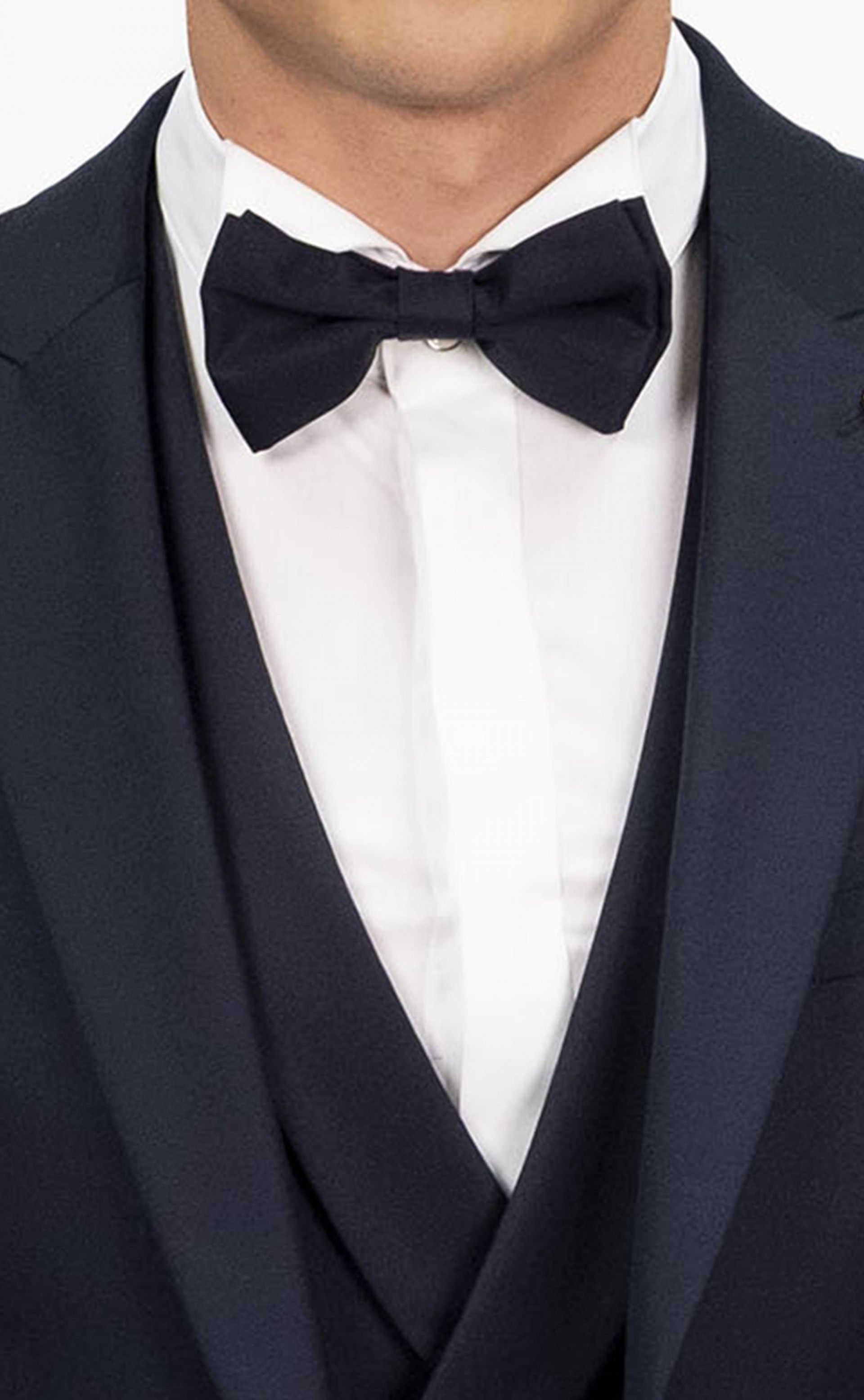 Abito da sposo in lana Super 130's blu scuro ? Tessuto Zignone 26.61.307