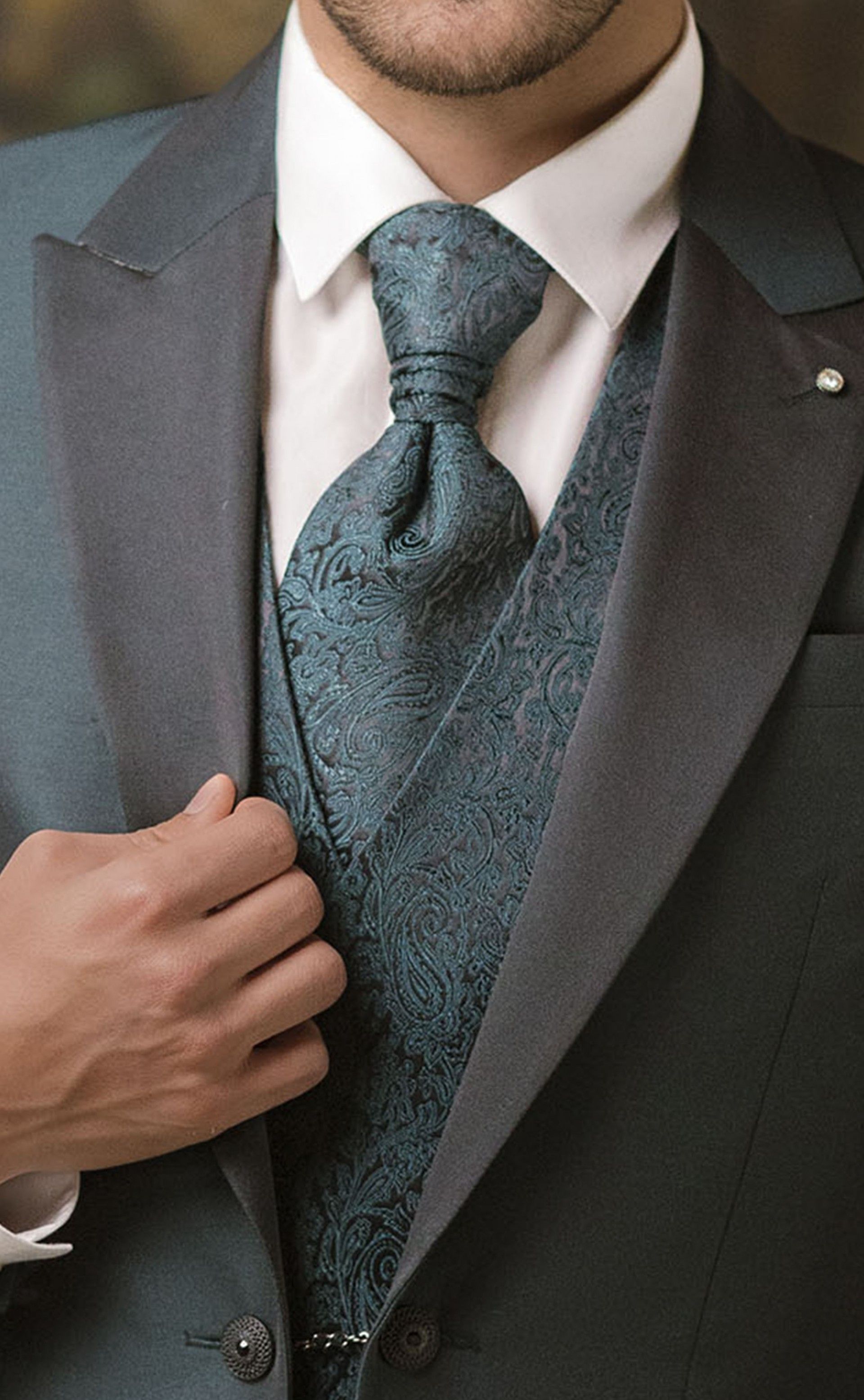 Abito da sposo verde 26.30.900