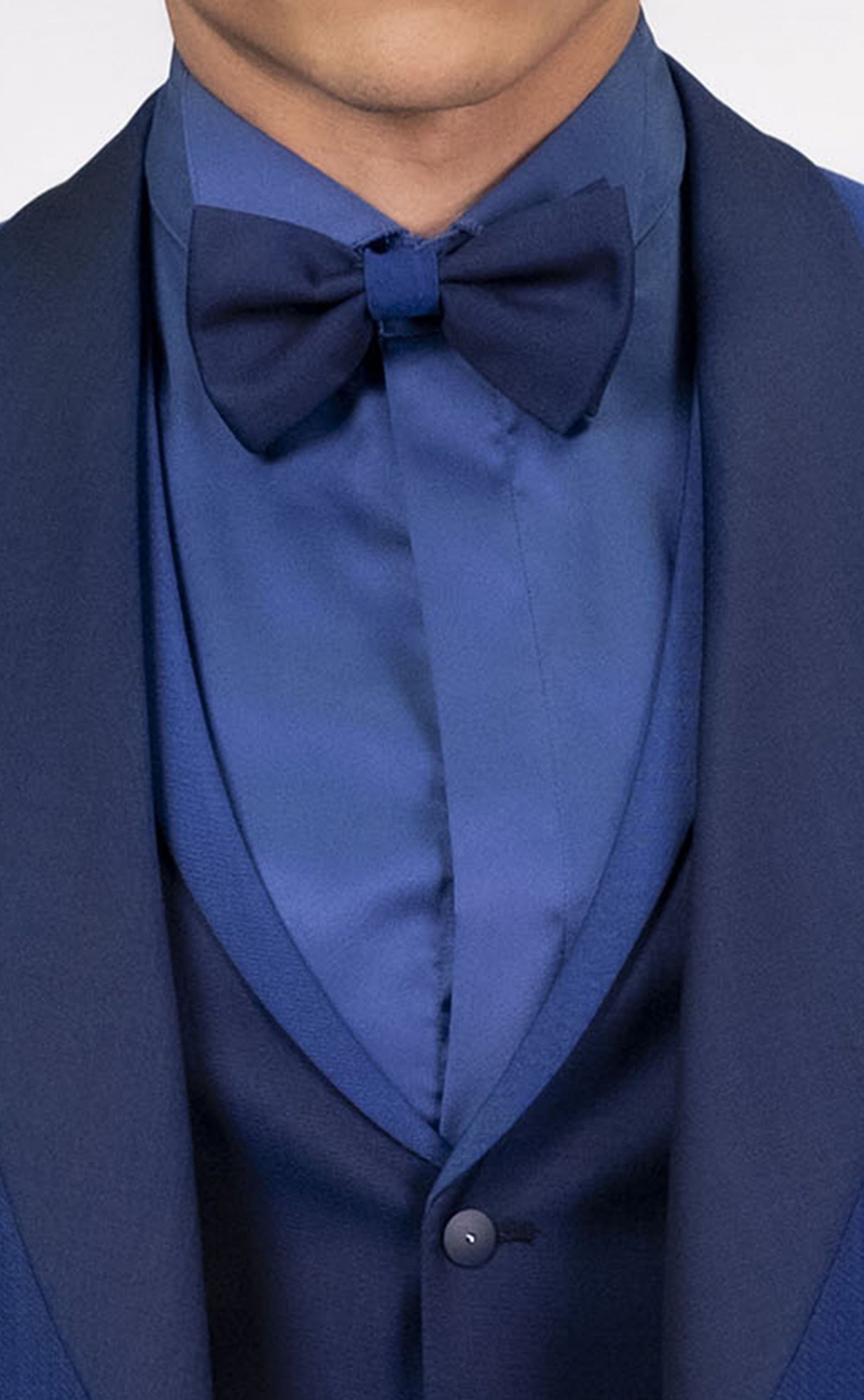 Groom Suit in Wool and Mohair Medium Blue ? Vitale Barberis Canonico Fabric 26.60.34E